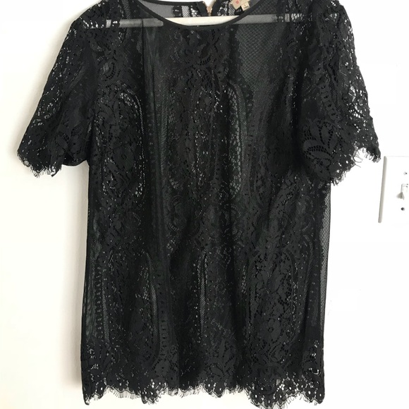 Daniel Cremieux Tops - All lace black shirt! 🖤